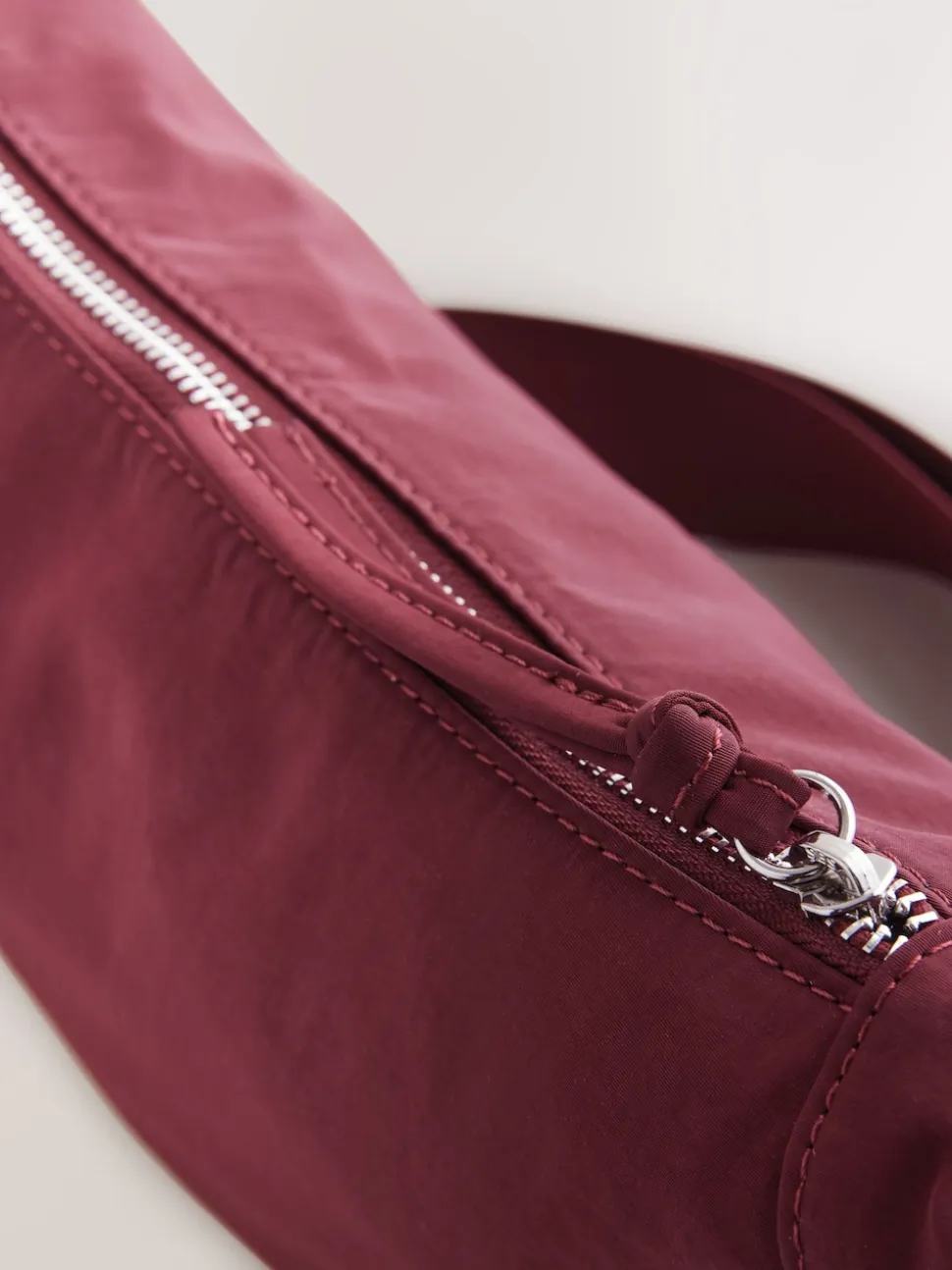 Burgundy Red Sling Cross Body Bag
