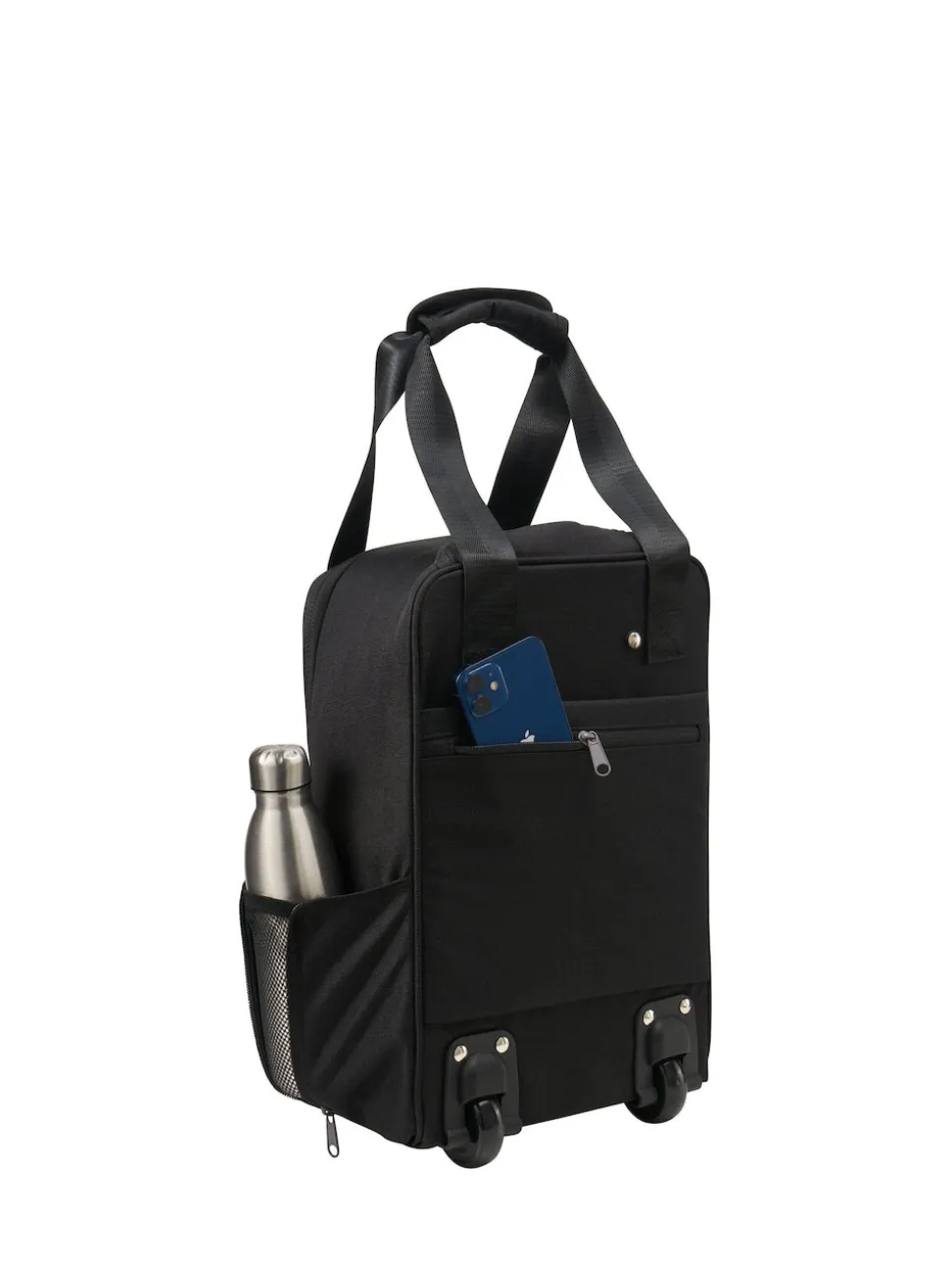 Cabin Max Black Narvik Stowaway 20L 40cm Trolley Bag