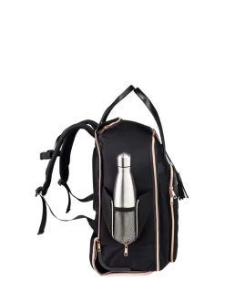 Cabin Max Black Travel Hack 30L Hybrid Trolley 45cm Backpack