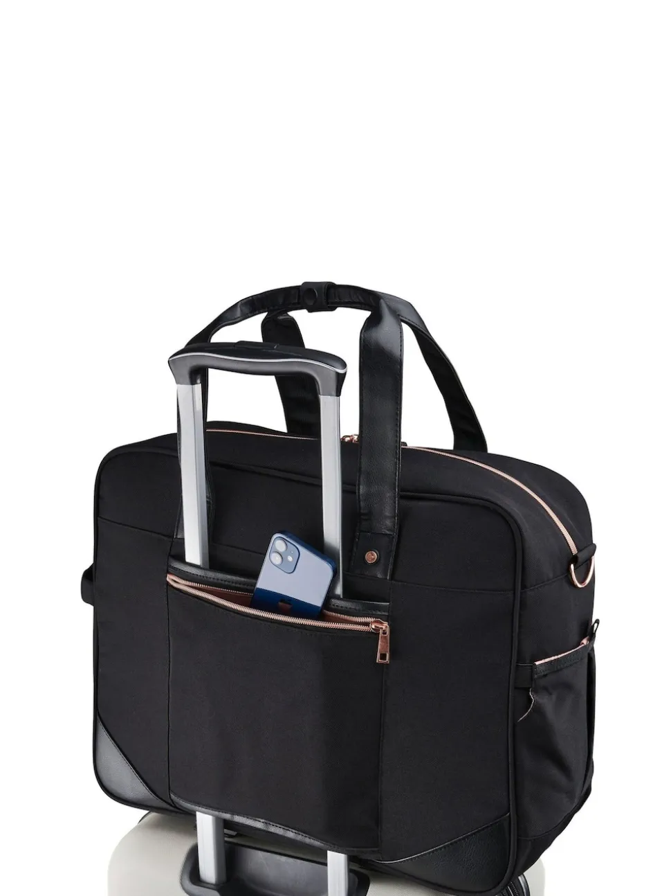 Cabin Max Black Vela 30L Ladies Tote Holdall Bag 45x36x20cm