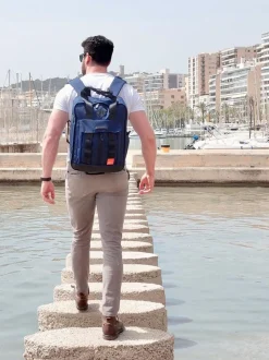Cabin Max Blue Memphis 24 Litre 40cm Travel Backpack