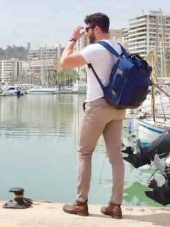 Cabin Max Blue Memphis 24 Litre 40cm Travel Backpack