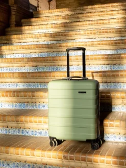 Cabin Max Bodo Green Anode 40L ABS Cabin Carry On Hand 55x40x20cm Luggage