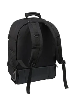 Cabin Max Dark Black Metz Underseat Hybrid 30 Litre Trolley Bag and Backpack
