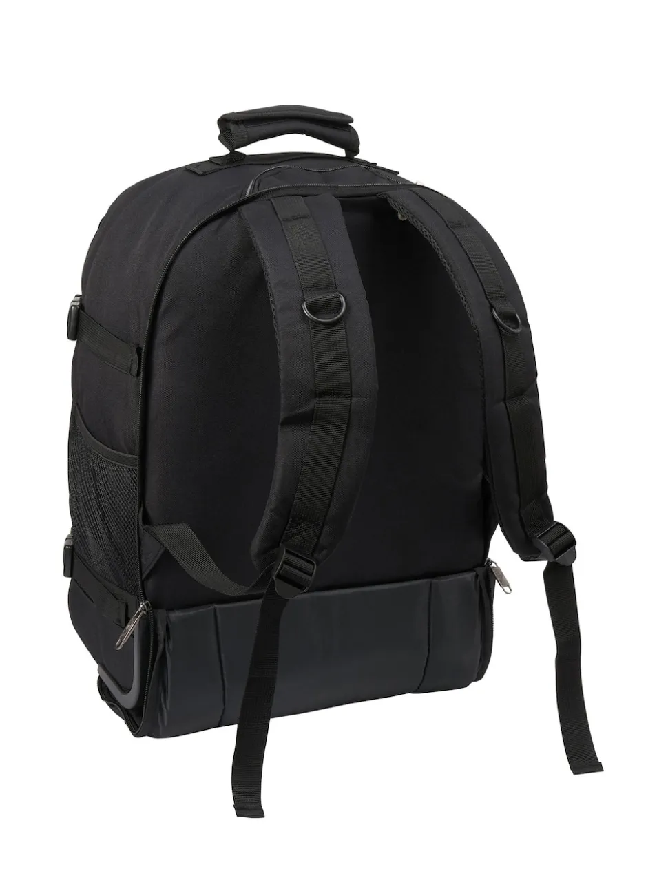 Cabin Max Dark Black Metz Underseat Hybrid 30 Litre Trolley Bag and Backpack