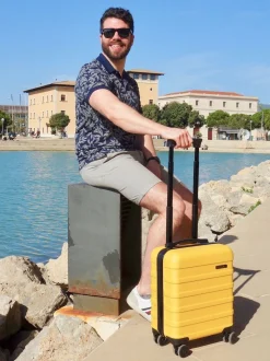 Cabin Max Yellow Anode 30L Underseat Hand Luggage Cabin Case for EasyJet 45x36x20cm