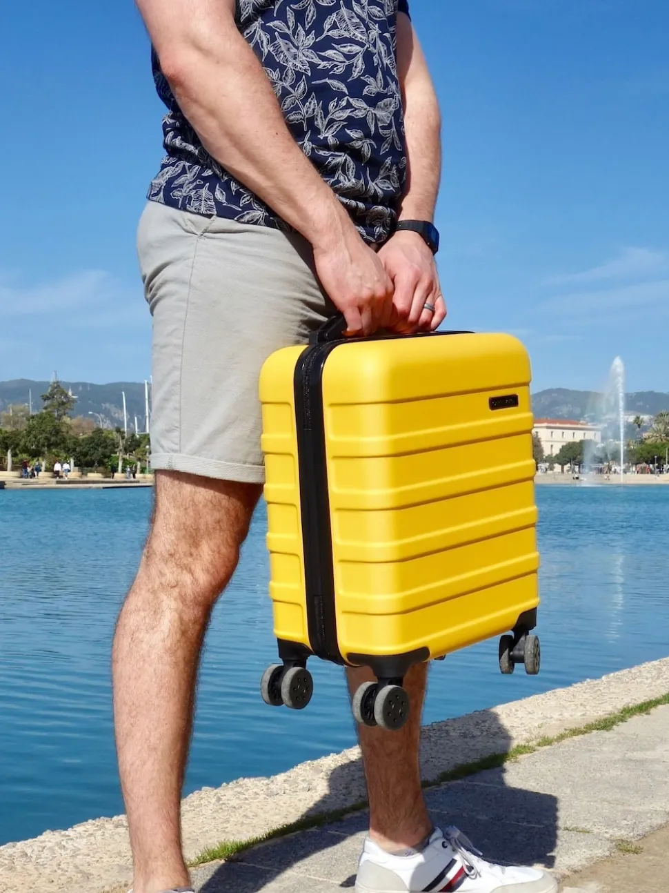 Cabin Max Yellow Anode 30L Underseat Hand Luggage Cabin Case for EasyJet 45x36x20cm