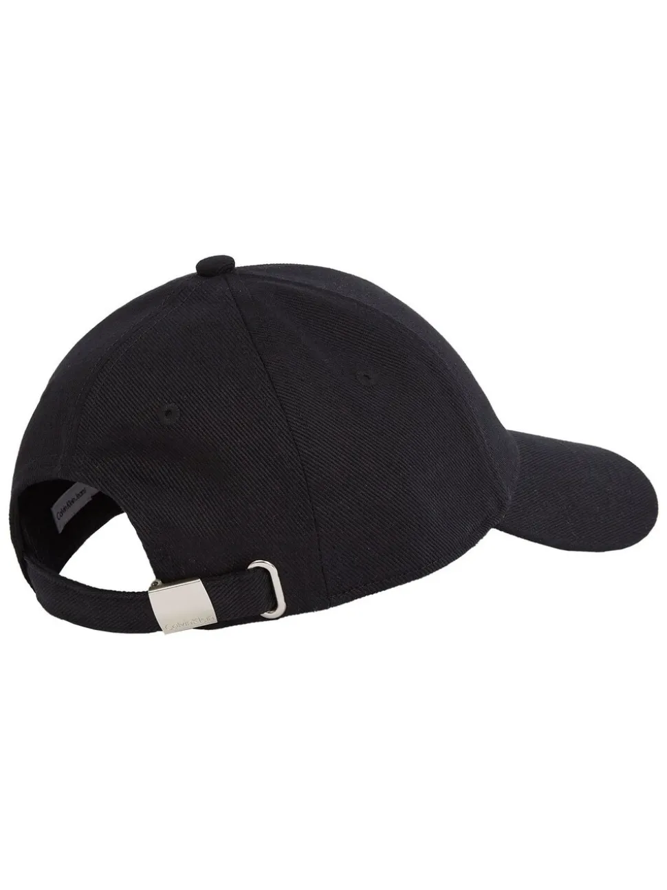Calvin Klein Black Embroidered Monogram 100% Cotton Cap