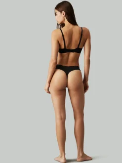 Calvin Klein Black Seductive Comfort Light Lift Demi Bra