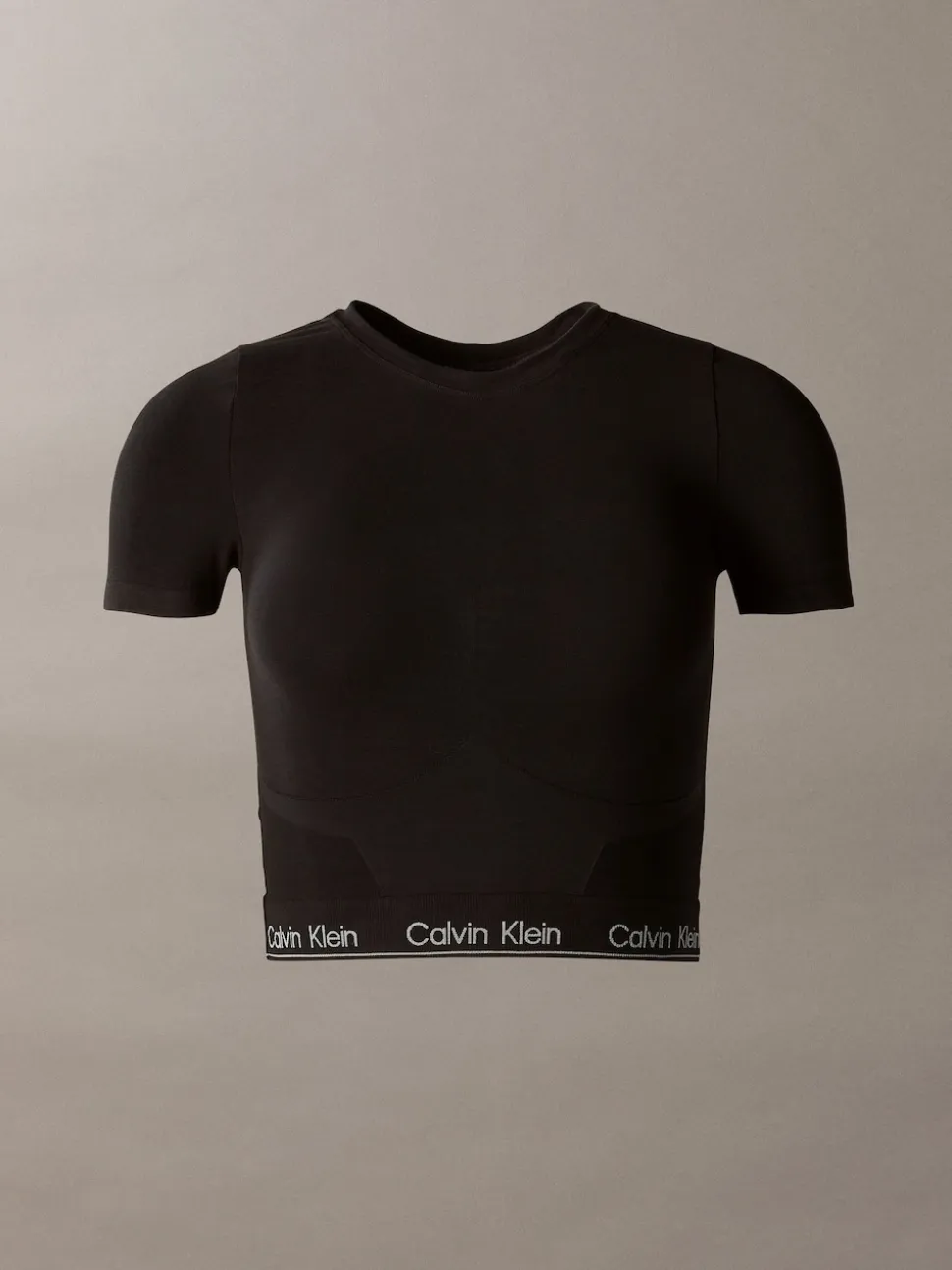 Calvin Klein Black Shapewear Short Sleeve Top Icon