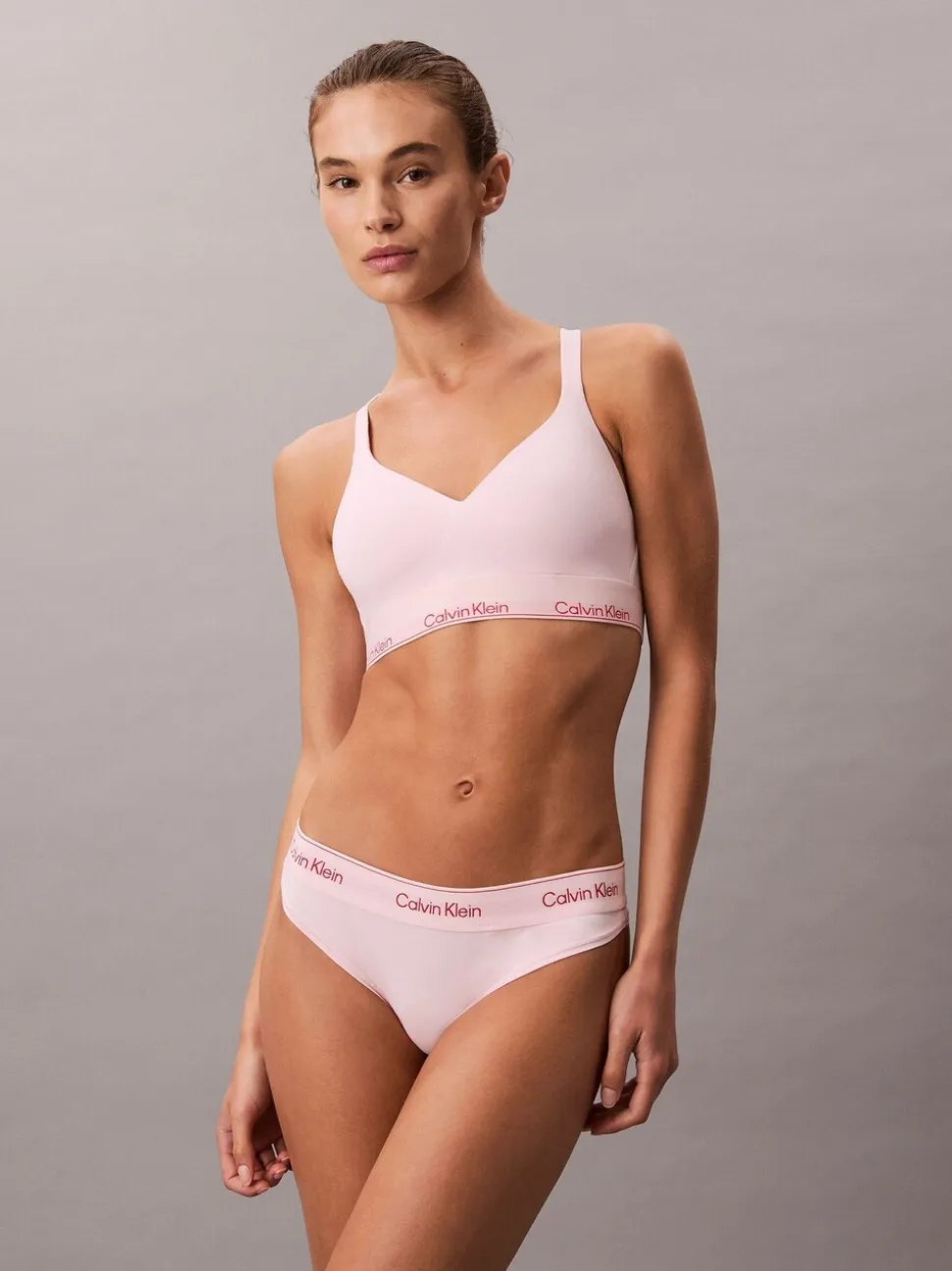 Calvin Klein Off White Thong Icon Cotton Modal