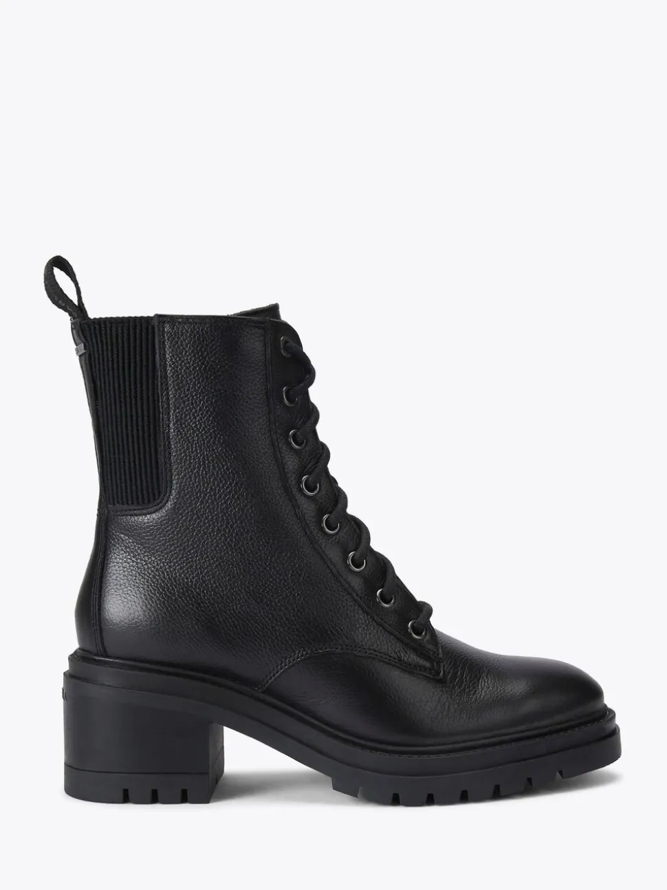 Carvela Black Champion Lace-Up Boots