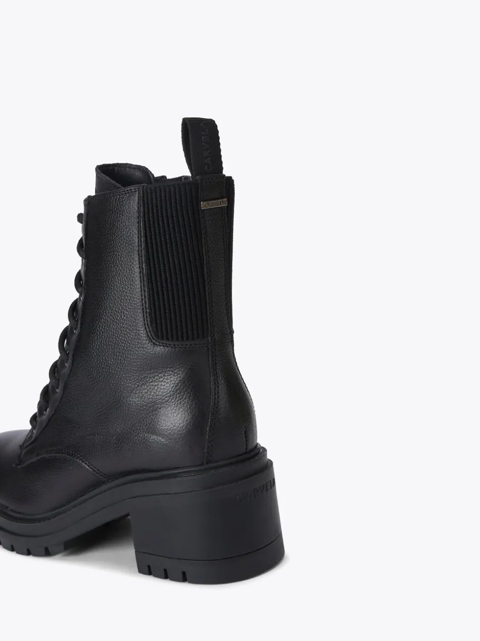 Carvela Black Champion Lace-Up Boots