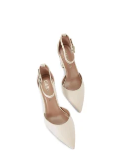 Carvela Cream Refined Court Shoes