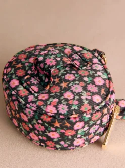 Cath Kidston Black Folding Star Ditsy Bear Clip On Purse