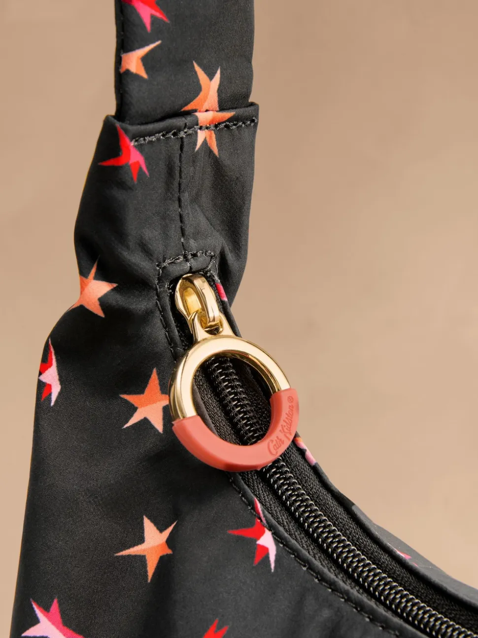 Cath Kidston Black Folding Star Ditsy Sling Cross-Body Bag