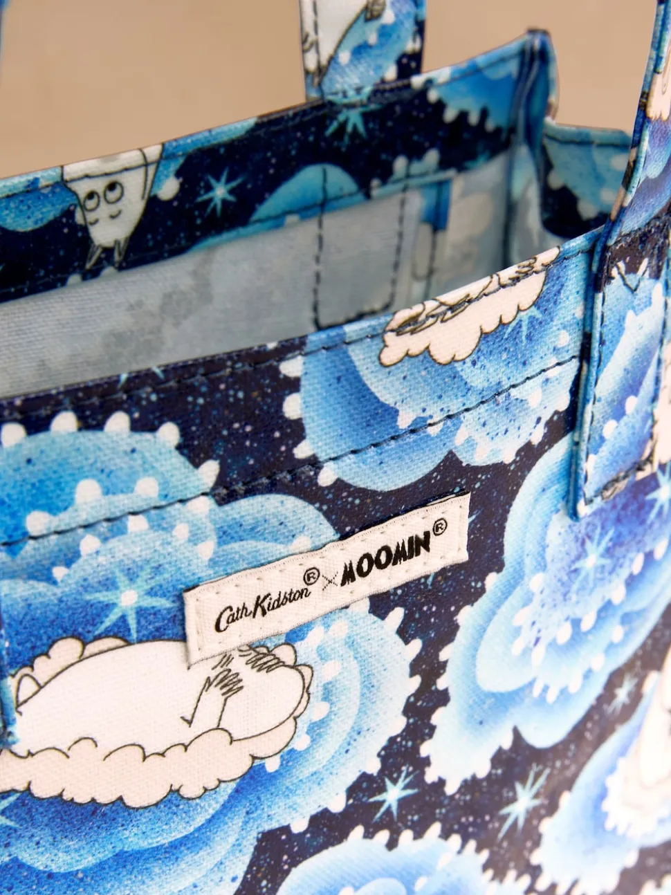 Cath Kidston Blue Clouds Small Moomins Book Bag