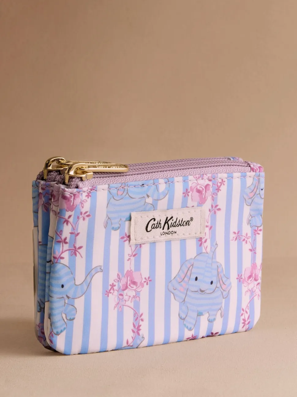 Cath Kidston Blue Double Zipped Purse