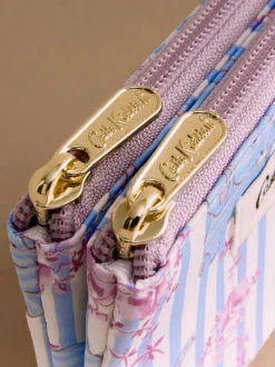 Cath Kidston Blue Double Zipped Purse