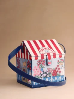 Cath Kidston Blue Flower Market Cross-Body Bag