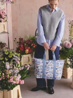 Cath Kidston Blue Overnight Bag