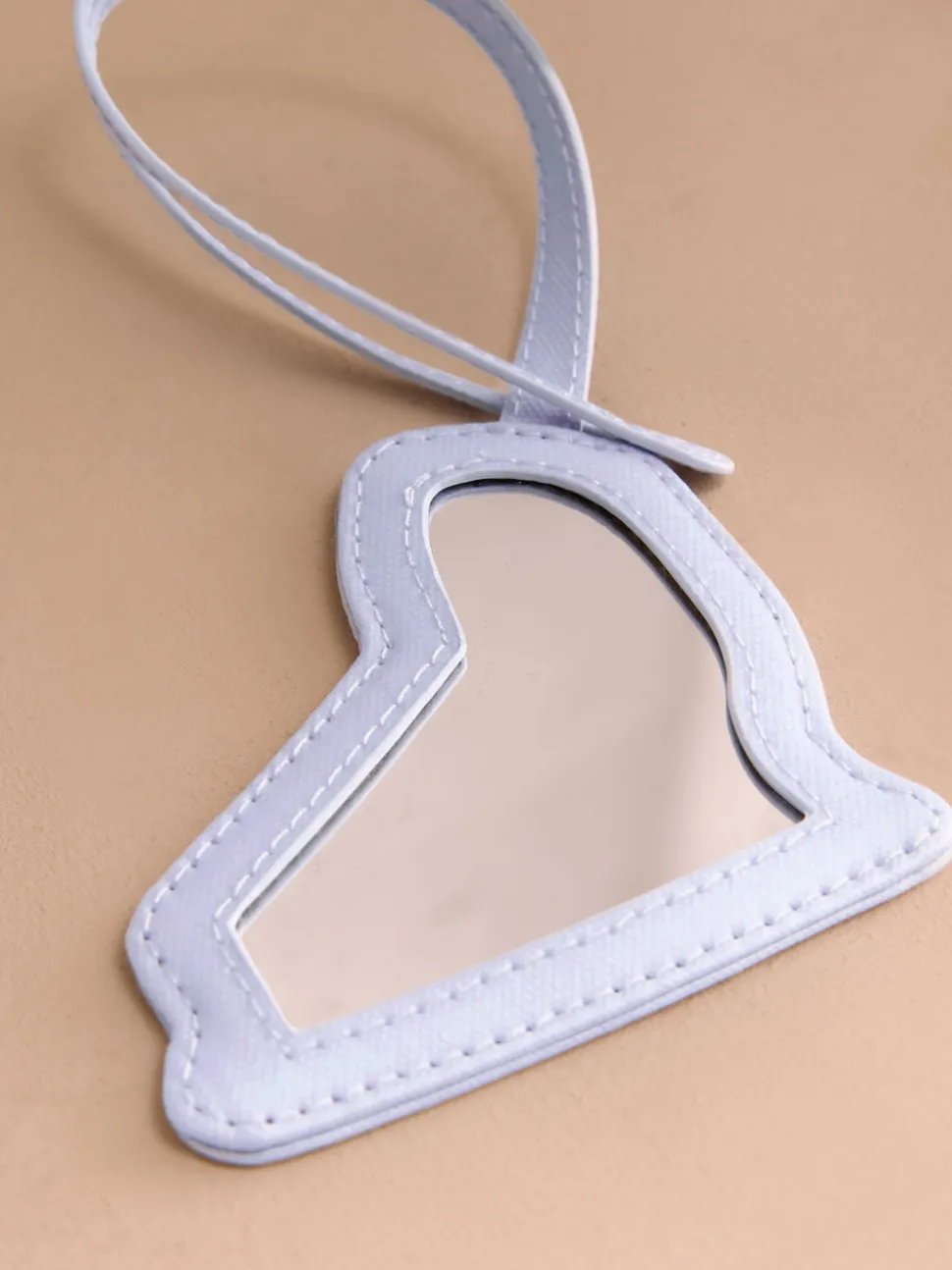 Cath Kidston Blue/White Ice Skating Mirror Charm Bag