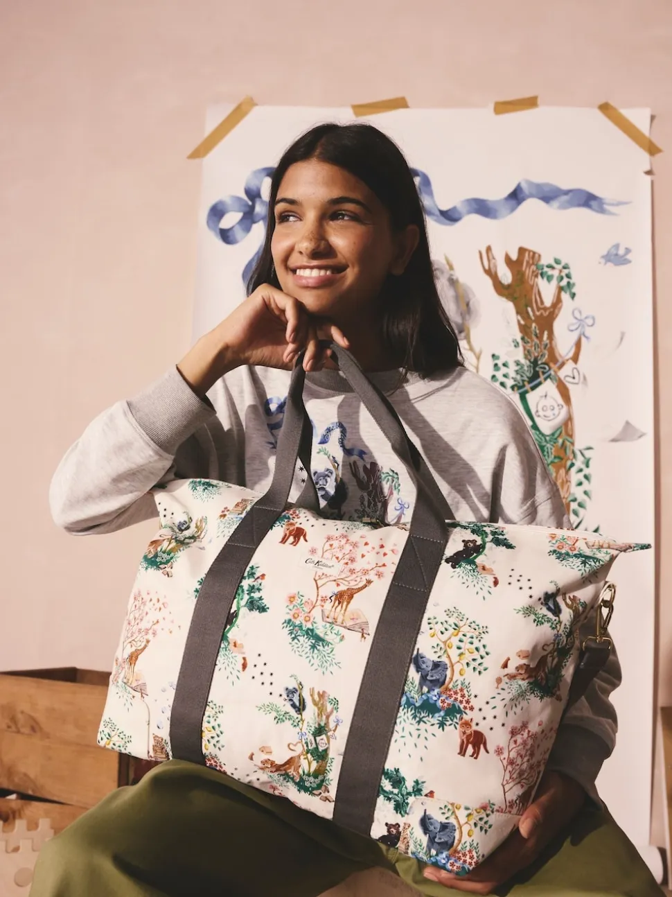 Cath Kidston Jungle Great Ormond Street Hospital Packable Overnight Bag