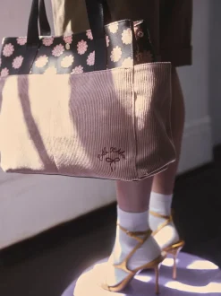 Cath Kidston Posey Spot Boxy Cord Tote Bag