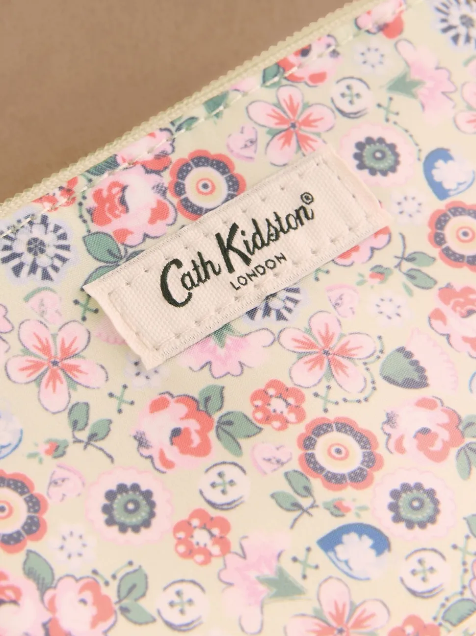 Cath Kidston Yellow Ditsy Double Zipped Purse