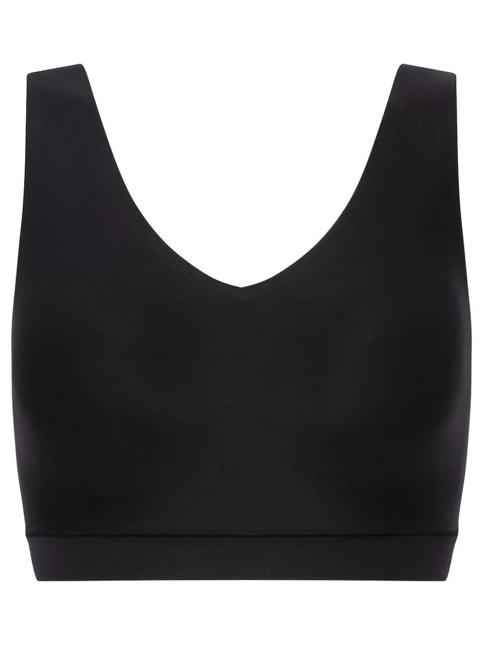 Chantelle Soft Stretch Seamless V-Neck Padded Crop Top