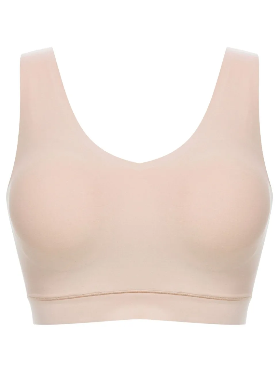Chantelle Soft Stretch Seamless V-Neck Padded Crop Top