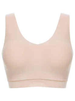 Chantelle Soft Stretch Seamless V-Neck Padded Crop Top