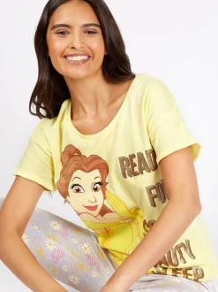 Character Grey Disney Beauty and the Beast Long Leg Pyjama Set