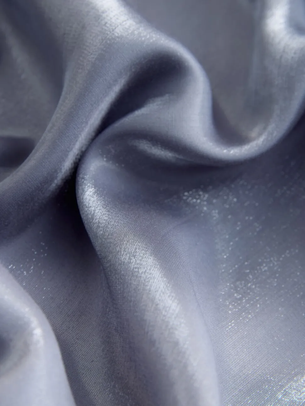 Charcoal Blue Kaftan Shimmer Maxi Dress