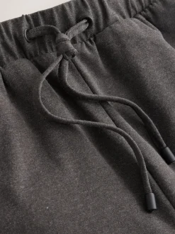 Charcoal Grey Wide Leg Jersey Joggers