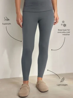 Charcoal Thermal Base Layer Leggings