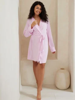 Chelsea Peers Pink TENCEL™ Modal Dressing Gown