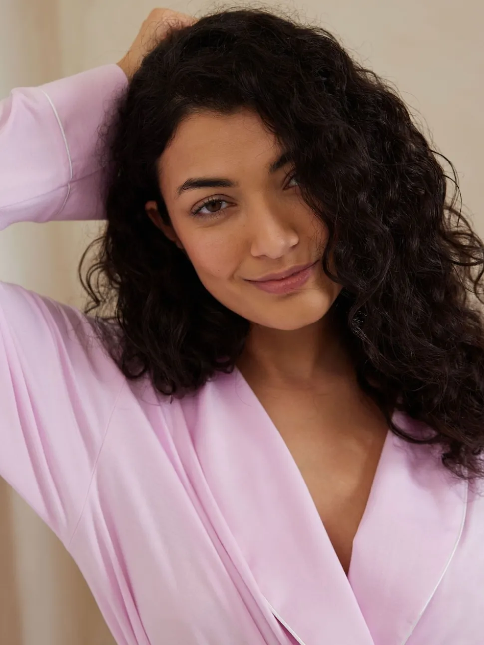 Chelsea Peers Pink TENCEL™ Modal Dressing Gown