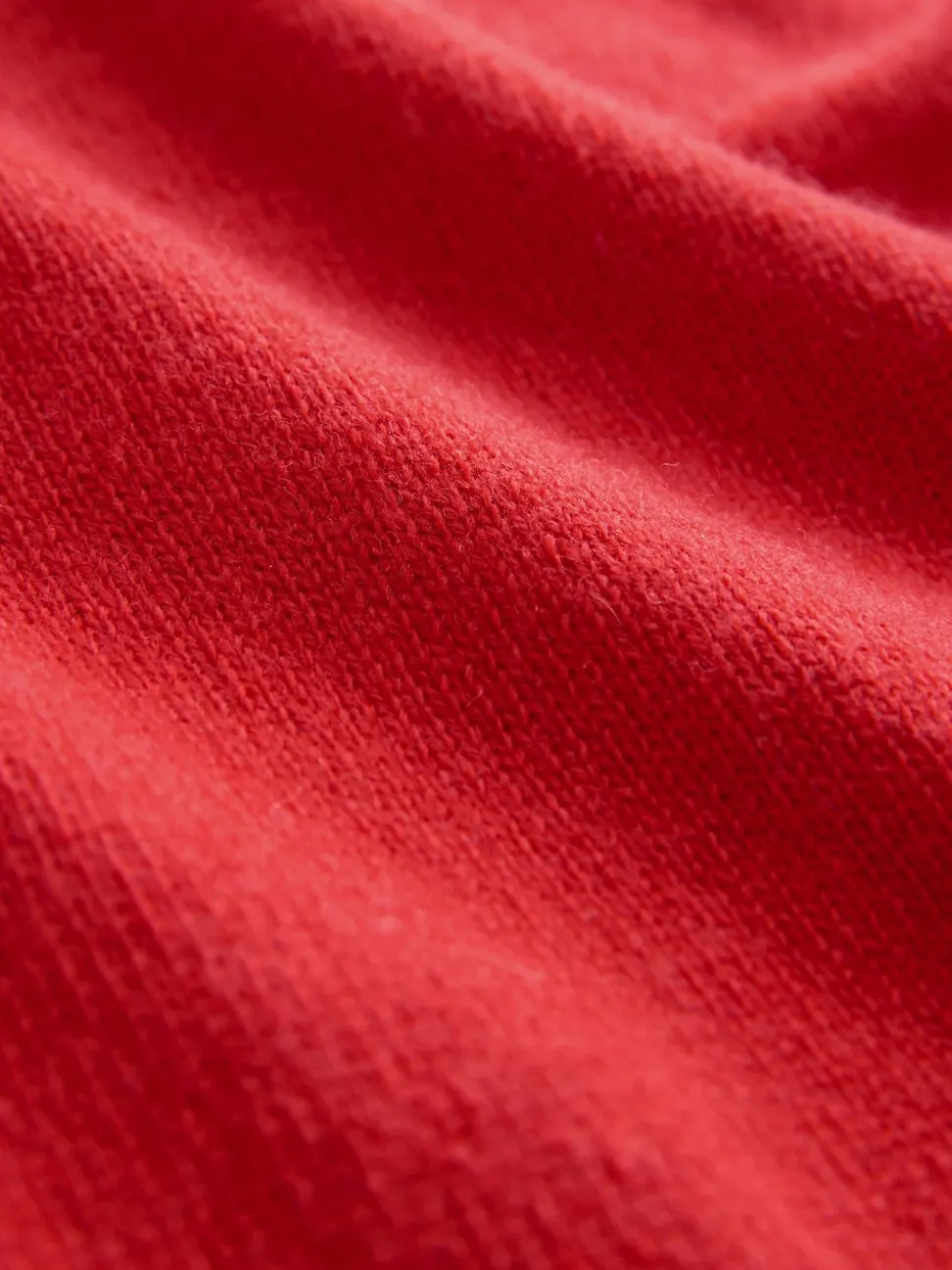 Cherry Red N.Premium 100% Lambswool Sailor Collar Jumper