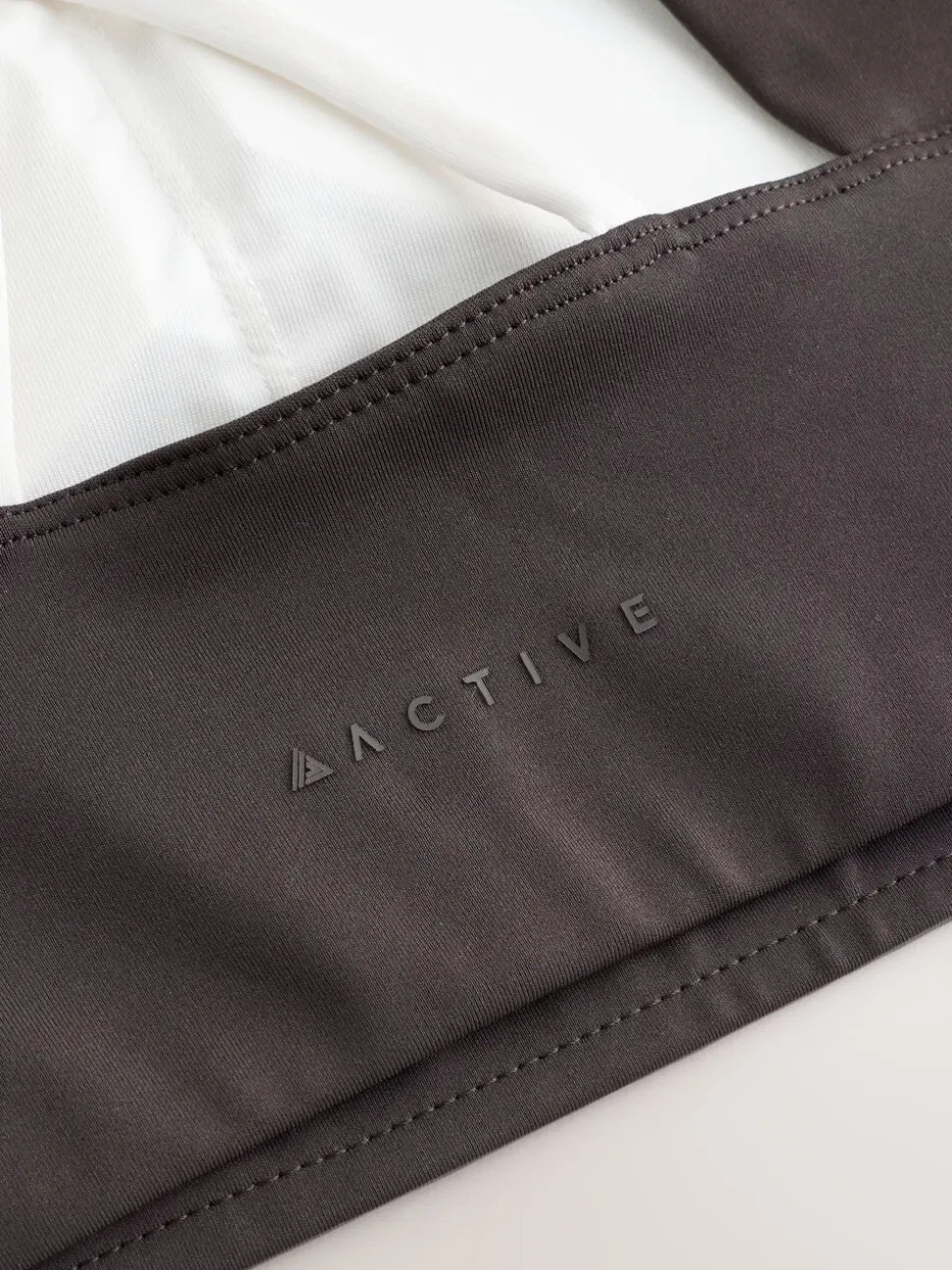 Chocolate Brown Active Power Double Layer Cross Back Sports Bra