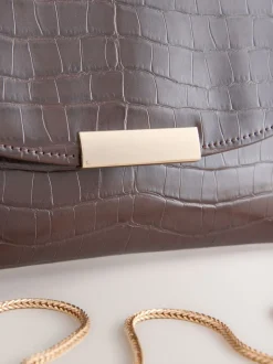 Chocolate Brown Clutch Bag