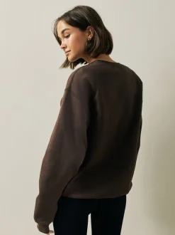 Chocolate Brown Coffee Club Sweatshirt