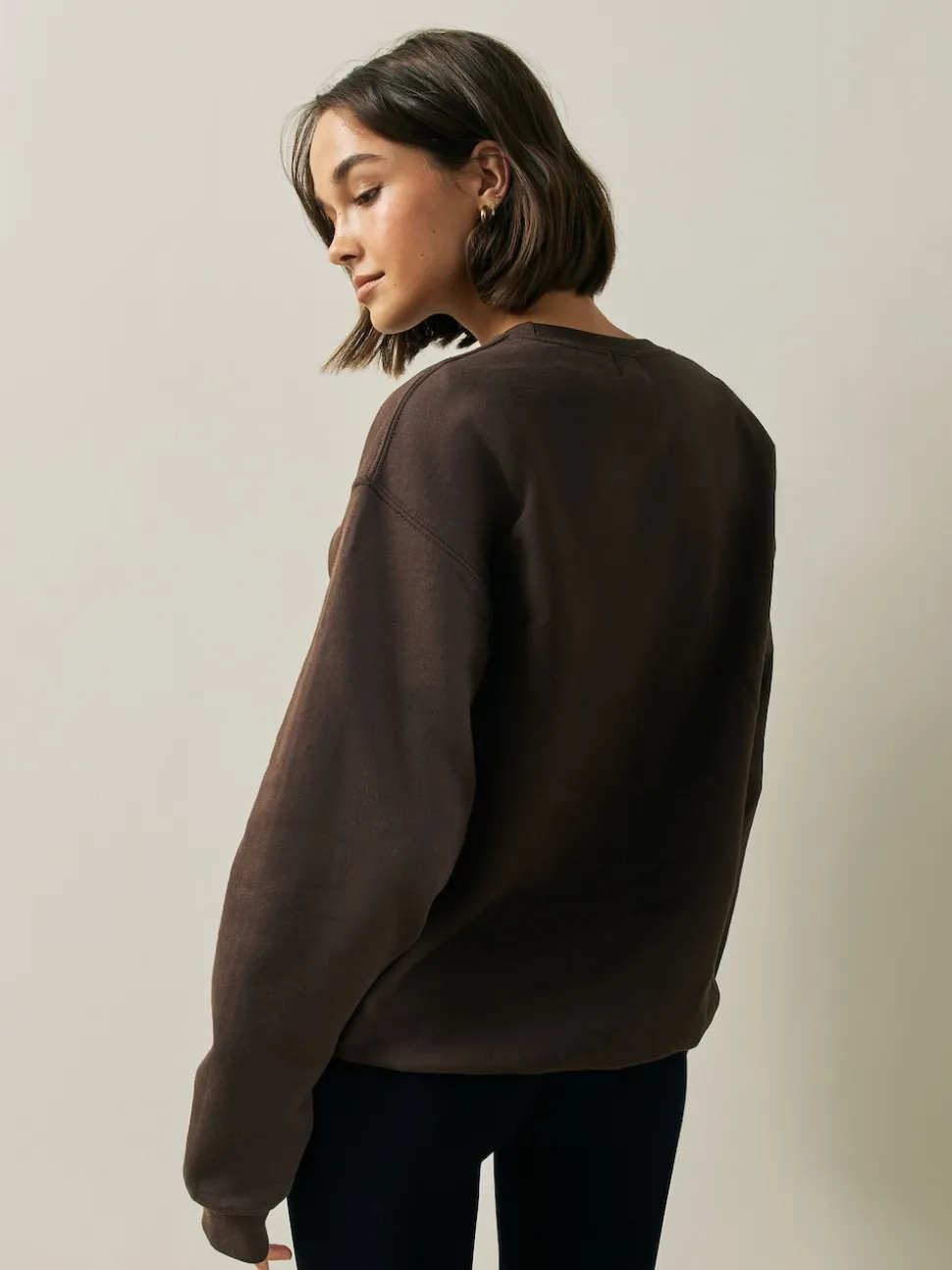 Chocolate Brown Coffee Club Sweatshirt