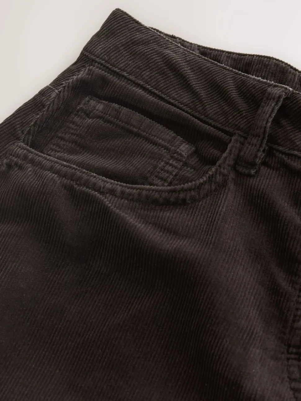 Chocolate Brown Cord Wide Leg Trousers