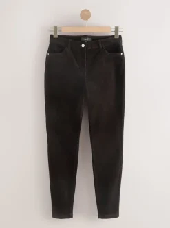 Chocolate Brown Corduroy Skinny Trousers