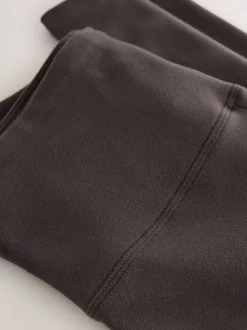 Chocolate Brown Cosy Fleece Leggings