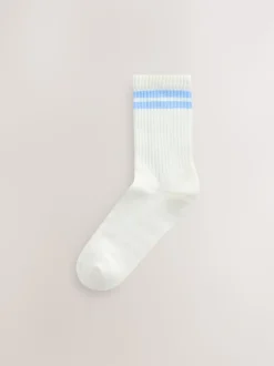 Chocolate Brown Cushion Sole Ribbed Sport Ankle Socks With Arch Support 3 Pack