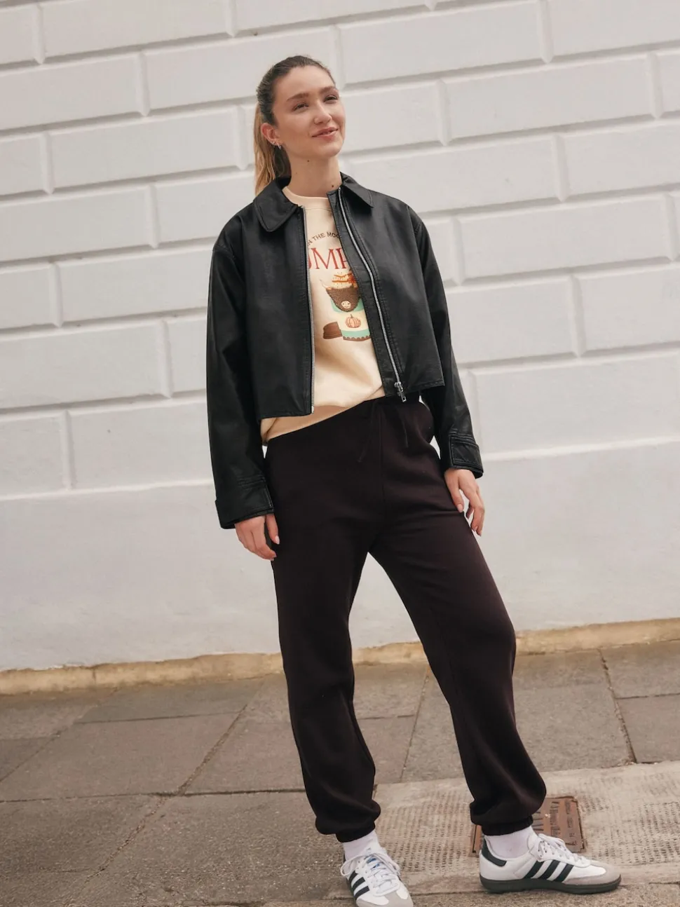 Chocolate Brown Essential Cuffed Jersey Joggers