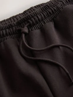 Chocolate Brown Essential Cuffed Jersey Joggers