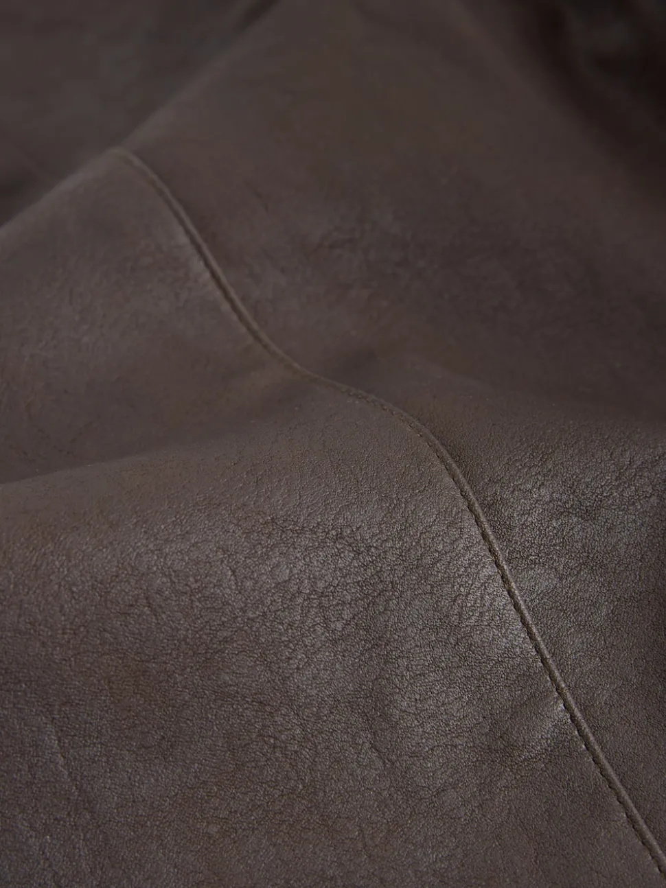 Chocolate Brown Faux Leather Flared Trousers